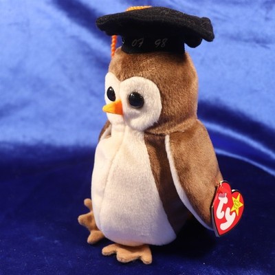 Ty Beanie: Wise DOB May 31, 1997 P.E. Pellets 5th Generation (x239)