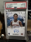 Panini 2019-20 Origins RJ Barrett Rookie Autograph #129 PSA 10 Knicks