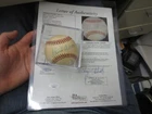 c1984 Hank Aaron Single Signed Baseball w/ JSA LOA