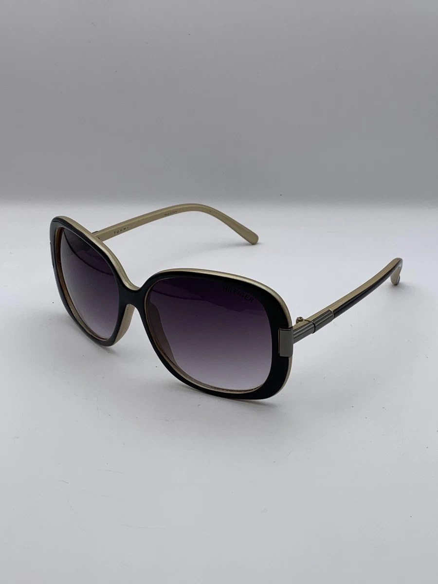 Tommy Hilfiger Black Designer Sunglasses for Women for sale  display picture 1