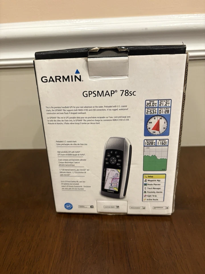 Garmin GPSMAP 78sc w/ Maps Upgrade TOPO U.S. 24K Trails High Detail Topographic - Image 4 of 4