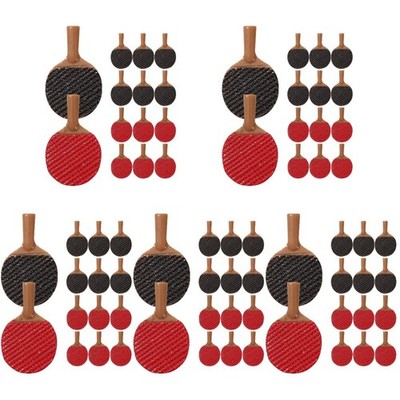 5 Pieces Tischtennis-schläger Tischtenniskelle Mini -Tennisschläger