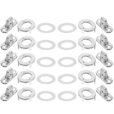 10 Sets Metal Button Fastener Fasteners Hardware Eyelet Snap Fastening