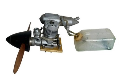 Vintage OS Max 40 Fx Engine W/ 873 Muffler ~ Prop Turns With Compress Working