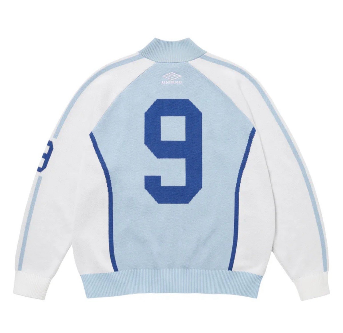 Supreme®/Umbro® Zip Up Sweater BLUE/ White - Size MEDIUM - ORDER  