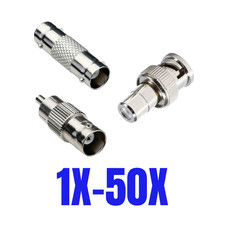 Power BNC Coax TV Video RCA Phono RG59 Balun CCTV Cable Joiner Coupler Connector