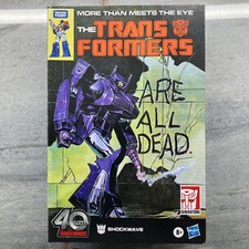 Transformers Generations 40th Anniversary Comic Edition Shockwave NEW in Box