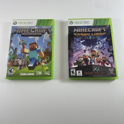Minecraft: Xbox 360 Edition And Minecraft Story Mode No Manuals Tested/ Working