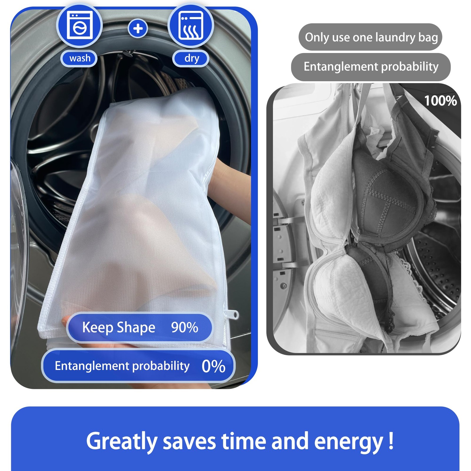 Filet linge machine à laver soutien gorge pour soin quotidien - 4