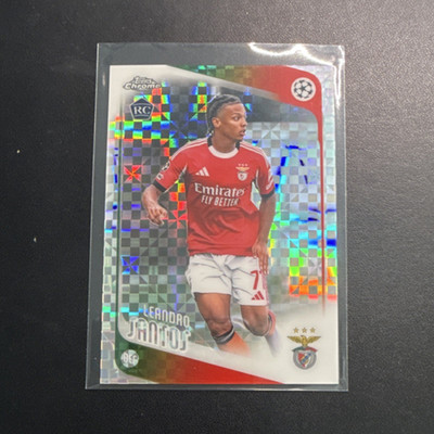 Topps Chrome Checkerboard Leandro Champions League 2025-26 160