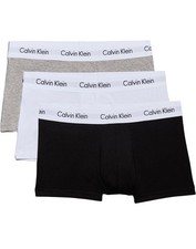 Calvin Klein Men's Boxer Briefs Man 3 Pack Original Cotton Black Grey White S/M/L/XL