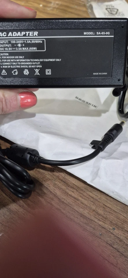 NEW 18.5V 3.5A 65W AC/DC Adapter Charger Power Supply Cable for HP Compaq Laptop - Image 2 of 4