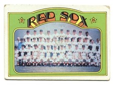 1972 Topps #328 Boston Red Sox Team Baseball Card