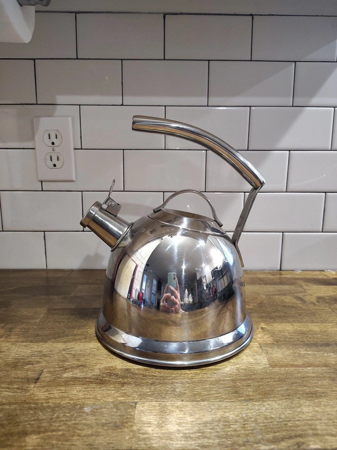 IL Mulino NY 18/10 Stainless Steel Tea Pot Kettle Induction Gas Ceramic Electric