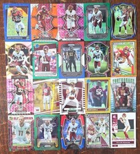 NFL Washington Commanders Prizm Color Parallel 20 Card Lot Collection No Commons