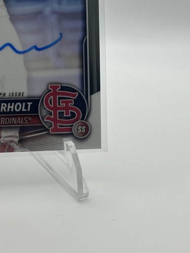 JJ Wetherholt 2025 Bowman 1st Chrome Prospect Auto St. Louis Cardinals #CPA-JW - Picture 6 of 10