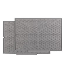 Silicone Dish Drying Mat Non Slip Drain Pad For Kitchen Counter Sink 14x10 Inch