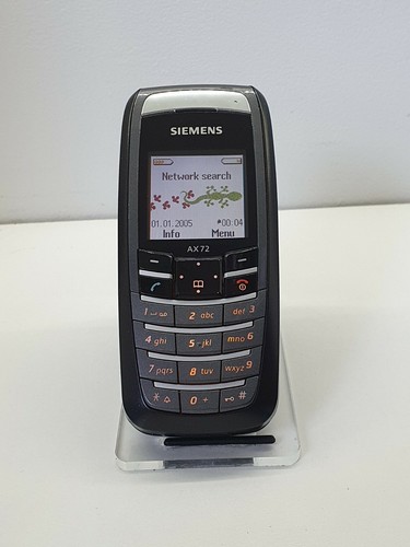 Siemens AX72 Black ( Virgin, EE Uk) Mobile Phone - Picture 2 of 6