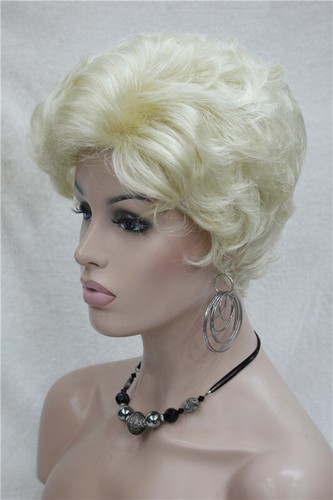 Ladies Wig Curly Wave Women Wig Golden Brown Daily Fluffy Hair Wig+Wig Cap - Picture 17 of 20