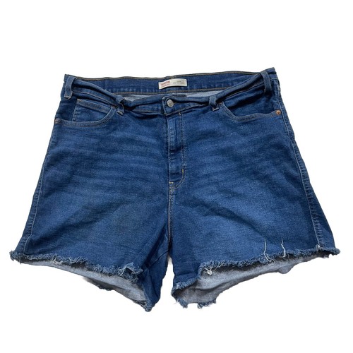 Signature by Levis Stretch Jean Heritage High Rise Shorts 20/W35 Medium Wash J2Y - 第 1/4 張圖片