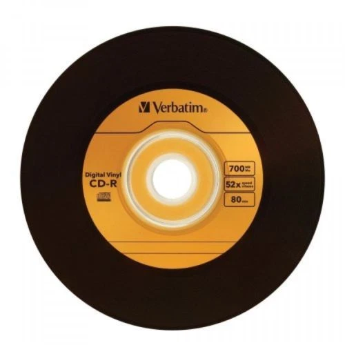 100 VERBATIM 700MB 52X CD-R Digital Vinyl Media Disc Spindle (2x50pk) - Image 3 of 4