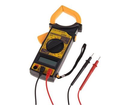 DT266 Household Portable Digital Clamp Multimeter Voltage Ampere Ohm Test Meter