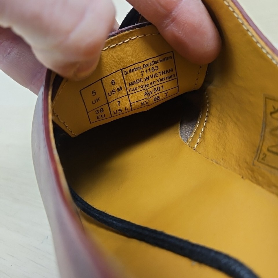 Dr Martens 1461 Womens Trulia Cherry Red Antique Temperley Leather