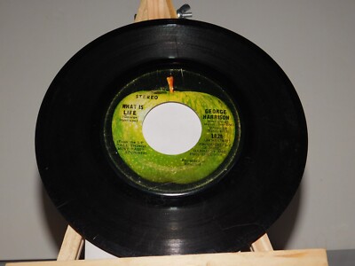 George Harrison 45 What Is Life / Apple Scruffs Apple Records 1828 vg+