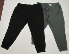 EDDIE BAUER Womens 2 Pack Lounge Joggers Green Black sz Small Pants NWT