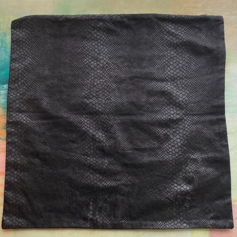 Kelly Wearstler Black Snake Print Pillow Cover Pillowcase