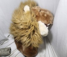 DanDee Lion Large Plush Hand Puppet Toy Preschool  Pretend Play. Good Used Condi