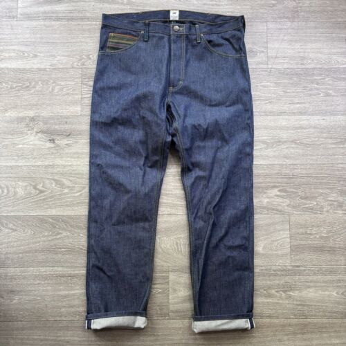 Lee Pendleton Jeans Pants Selvedge Men's 36 x 34 101Z USA Cone Mill Denim Indigo - Picture 1 of 18