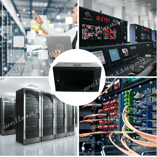 6RU 9RU 12RU 19" in Wall Mount Cabinet Server Rack Data Network Comms 450mm Deep - Picture 12 of 16