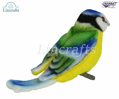 Blaumeise Stofftier Vogel von Hansa 6922 -brandneu- Lincrafts UK gegründet 1993