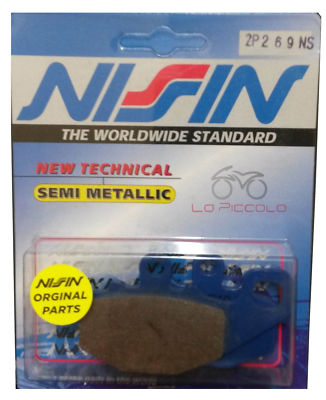2P-269 NS NISSIN Rear Brake Pads Kawasaki Ninja ZX 6R 600 from