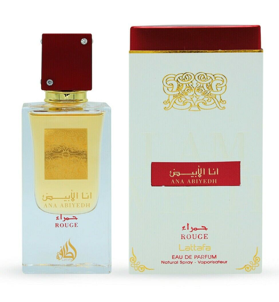Rouge Ana Abiyedh by lattafa Perfume Eau De Parfum 60 ML Arabian