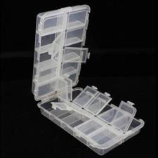 20 Compartments Tackle Box Tackle Utility Plastic Storage organizer 16.5x10x4cm