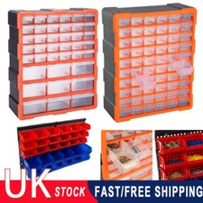 39/60 Multi Drawer Parts Storage Cabinets Unit Organiser Garage Tool Box UK