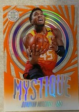 2019-20 Panini Illusions Utah Jazz DONOVAN MITCHELL Mystique Orange Acetate