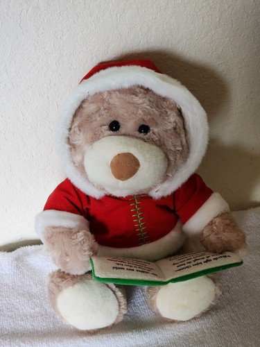 10" Cuddle Barn Story Time Teddie "Twas The Night Before Christmas Animated Bear - Picture 3 of 24
