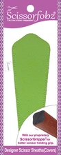 SCISSORFOBZ Designer Scissors Sheath Cover Single large Textured Lime Green