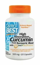 Doctor's Best Best Curcumin C3 Complex Turmeric, 500 mg, 120 Capsules Exp 11/25