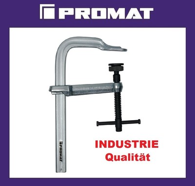 PROMAT Schraubzwinge Knebelgriff Hochleistungsschlosserzwinge W 250 300 500 800
