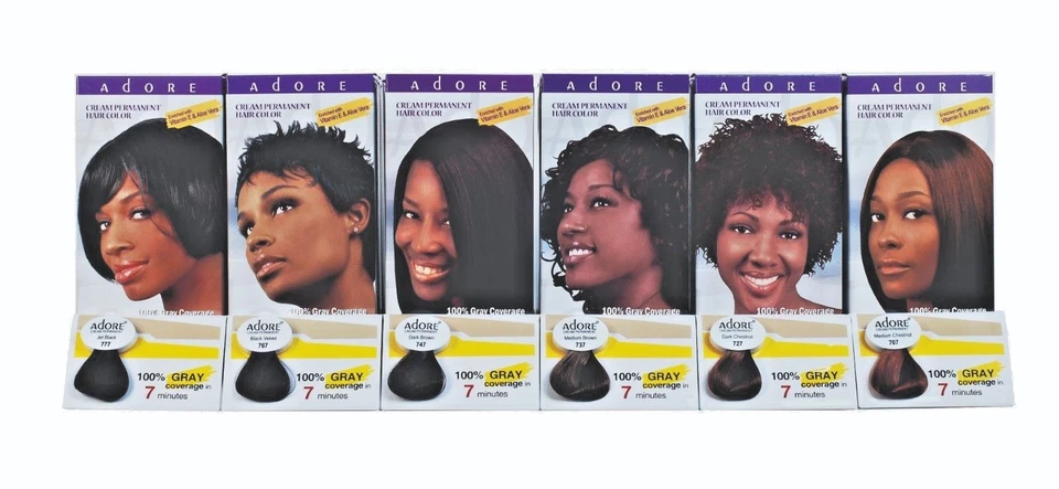 Color de cabello permanente Adore Cream 1 aplicación *** AUTÉNTICO Y ENVÍO GRATUITO Foto 2 de 2