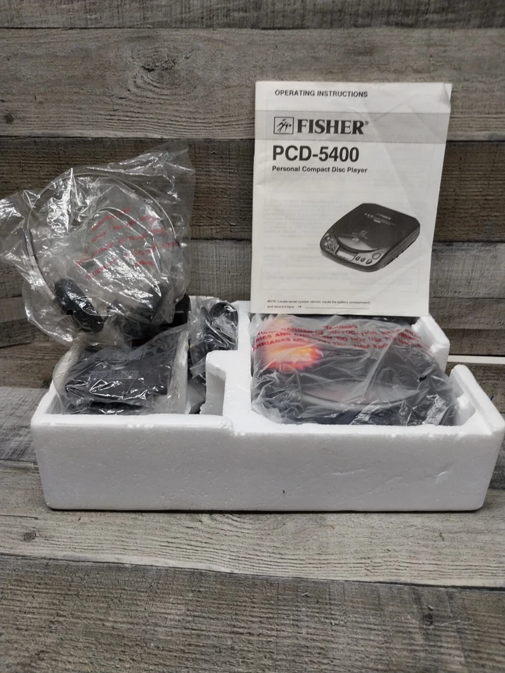 Reproductor de discos compacto Fisher Personal 1995 vintage. PCD-5400 Foto 2 de 4