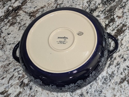 Temp-tations 3.5 Quart Baker, floral lace blue - Picture 3 of 3
