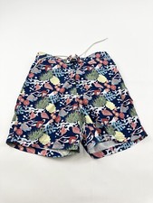 Nautica Board Shorts Men  s L Large Ocean Swim Trunks Shorts Coral Fish Urchin