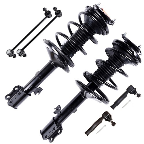 Front Struts & Coil Spring For 01-05 Toyota RAV4 AWD w/ Sway Bar Outer Tie Rods - Picture 4 of 5