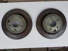 2 gelochte Bremsscheiben Nissan 350z Brembo Serie Oro mit ABE. Absolut selten.