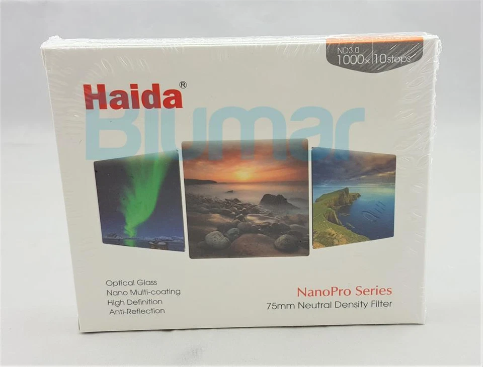 Haida NanoPro MC 75x75mm 10 stop Schott optical glass filter ND 3.0(1000x) - Image 2 of 2